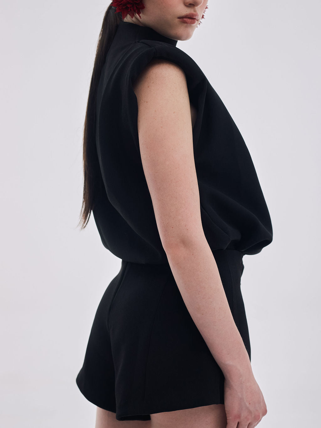Contour Blouse Black